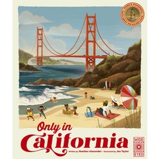 (영문도서) Only in California: Weird & Wonderful Facts about the Golden State Hardcover, Wide Eyed Editions, English, 9780711274044