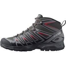 Salomon 남성용 X Ultra Pioneer MID CLIMASALOMON 방수 하이킹 부츠 클라이밍 슈즈 피트/조용한 차양/자전거 레드 114961