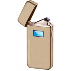 전자 라이터 USB 충전식 아크 라이터 가스 · 오일 불필요 바람막이가 있는 무 화염 방풍 열선 라이터 플, 1, 단일상품