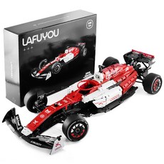 라푸유 포뮬러원 머신 MOC블록 슈퍼카 호환블럭 프라모델 인테리어 Formula Machine 조립놀이 어른장난감 자동차모형 블록세트 레드 L8018 [라푸유 서비스], 오리지널, 1개