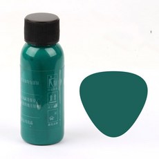 가죽 탄성 가장자리 오일 DIY 수제 소 소재 조각 벨트 자극 냄새없이 매트 수리, [01] 30ml, blue-green, 1개