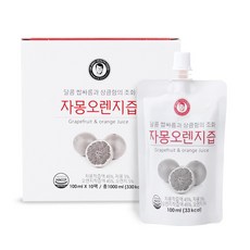 김재식헬스푸드 [김재식헬스푸드] 자몽 오렌지즙 100ml 60팩, 단품, 단품