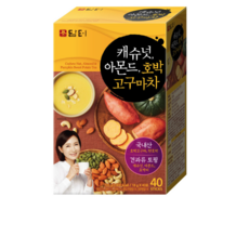담터 캐슈넛 아몬드 호박고구마차, 18g, 2개입, 120개