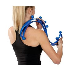 BackJoy Trigger Point Massager Tool Handheld Massage Stick Collapsible Pain & Stress Relief for M, 1개