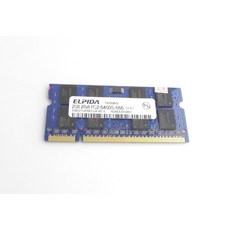메모리 Elpida SODIMM DDR2 2GB 2rx8 pc2 6400s 666|RAM|, 1개, 단일