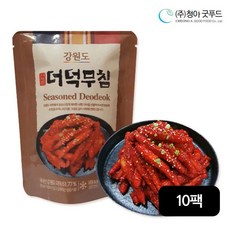 청아굿푸드 강원도 산골 더덕무침, 10개, 100g