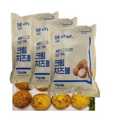 [와이제이] 크림치즈볼-1박스(1kgx10팩) 동원 업소전문용, 1kg, 10팩