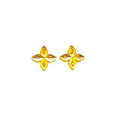 24k클로버귀걸이