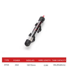 어항 온도 200W 110v 수중 300W 히터 25W 100W 가열 220v 막대 수족관 조절 가능 50W, 220V-EU