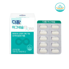 [약국정품] 더팜 마그네슘 RX350 90정 x 2박스 (6개월분) 목넘김이 좋은 독일산 고함량 마그네슘 PTP 개별포장, 2개