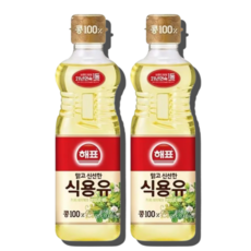 사조oil 대표기름 해표 콩식용유 0.9리터 식용기름, 2개, 900ml