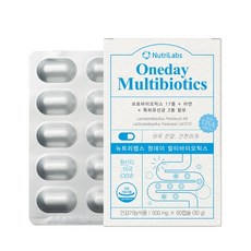 미국직수입 뉴트리랩스 원데이 멀티바이오틱스 500mg x 60캡슐 2개월분