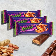 Krokant шоколад с миндалем и арахисом, 3 шт по 28 г