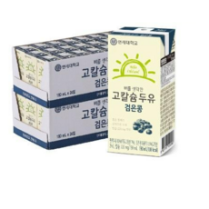 연세두유 뼈를생각한 고칼슘두유 검은콩, 190ml, 48개