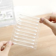 개별포장 다용도 순면 종이 멸균 면봉 화장 메이크업 위생용 휴대용, 1개, 500개입