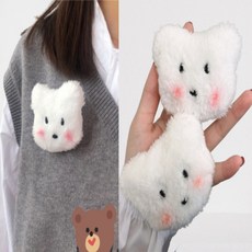 곰돌이보석브로치