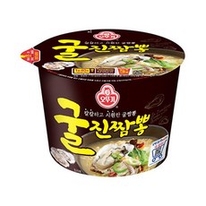 오뚜기 굴진짬뽕 용기 PC방 간편식 110G 1개, 1세트