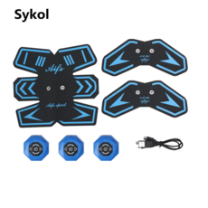 Sykol 저주파마사지 EMS 복근운동기구 3종세트 복부패드 다이어트 헬스 바디운동, 506B