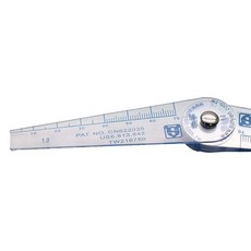 BESNIN 필러 게이지 플라스틱 13 in 1 간격 측정 도구 0 05-1mm 표시 미터법 및 너비 두께 측정을 위한 임페리얼, 1개