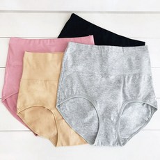 여성 여자 똥배 복부 뱃살 보정 하이웨스트 팬티 4장