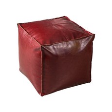 사각 빈백 빔백 야외 빙백 무지 소파 저상 쇼파 이케아 1인용 원룸 거실, 레드