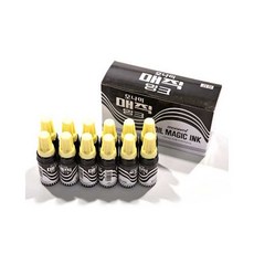 GUX512191모나미 검정12p/모나미/유성매직/매직잉크/잉크/블랙 병매직잉크, 단품