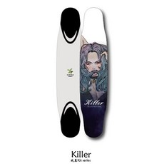 롱보드 kit전문 긴판 댄스 스케이트보드 도로 탈것 만능 타입남성 여학생 성인 스트릿, T03-killer