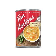 팀홀튼 치킨 누들 수프 Tim Hortons 저지방 액상 즉석스프 540mL 캔 캐나다산, 치킨 앤 라이스