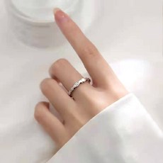 행운의 물고기 돌 고래 반지 은반지 레이어드 반지 우정링 재물운 행운 자식운 반지 모녀반지 실버925