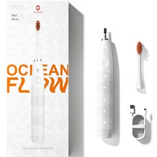 oclean 플로우 음파 전동칫솔, 미스티 화이트, FLOW(화이트)