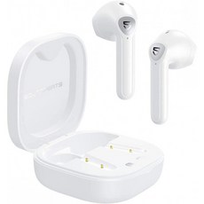 이태리직송 SoundPEATS 리얼 무선 이어버드 TWS 블루투스 5.2 블루투스 인이어 헤드폰 트루에어2 CVC 노, 단일옵션, 단일옵션