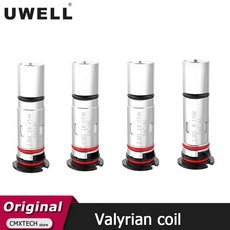 4 개 상자 Uwell Valyrian 코일 0.6ohm 1.0ohm Valyrian 포드 코일 헤드 FeCrAl 기화기 DTL MTL vape For E 담배 Valyrian, 0.6 옴