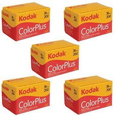 5 Rolls of 코닥 colorplus 200 ASA 36 Exposure 5 Rolls of Kodak colorplu, 상세내용참조