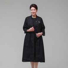 하랑한복 엄마옷 신상인견조끼 경애드리 네이비
