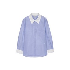 온앤온 [온앤온] 스트라이프 배색 셔츠 NEW4SB223