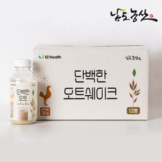 남도농산 단백한 오트쉐이크 (50g x 12병) x 1박스 / 국산 단백질 쉐이크 아침대용, 50g, 12개