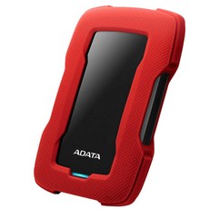 ADATA Durable 외장하드 HD330 + AC플러스 데이터복구 서비스, 1TB, 레드