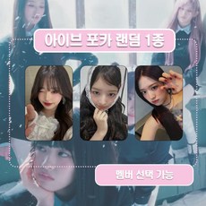아이브 앨범 찐포카 정품 포카 선물 특전 스위치 엠파시 장원영 안유진 레이 미공포 랜덤 1종