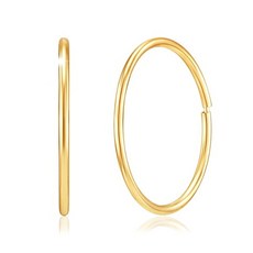 14k파이프링귀걸이