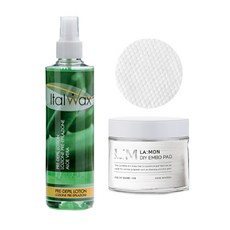 이탈왁스 유분기제거 프리 왁스 250ml 3종 + 라몽 DIY 엠보싱 패드 70매입, 1개
