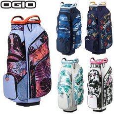 오지오 (Ogio) 정품 남녀공용 Woodie 15 Golf Cart Bag 골프 카트백, 1블루/오렌지 - ogio골프백