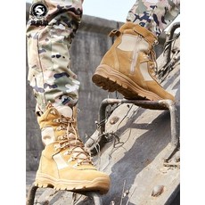 해외직구 육군전투화 전술화 사막화 해병대북극늑대 여름 통풍 하이톱 지퍼 07 작전화 특전사-39625