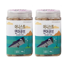 펫신드롬 어니스트 고양이 동결건조 간식 큐브 100g, 연어맛, 2개