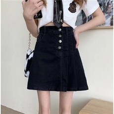 빛내리 A라인 여름 플리츠스커트 여성 하이웨이스트 날씬해 보이는 가방 엉덩이 짧은 치마