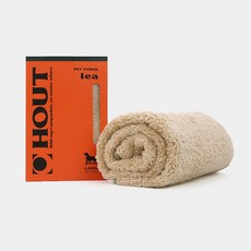 하웃 펫타올 강아지 고양이 목욕 수건 L size 2종, L 베이지, 1개