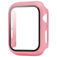 워치 액정 강화 유리 필름 베젤 풀 커버 투명 케이스 애플 호환 8 용 및 PC 범퍼 화면 보호기 iWatch 시리즈 7 6 5 4 3 se 40mm 44mm 41mm 45mm 4, Series 123 42MM