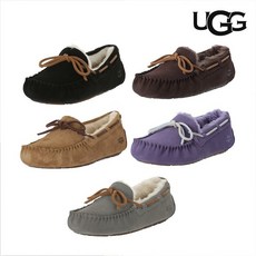 UGG (아쇼라)공식수입 정품 어그(UGG) 다코타 양털 로퍼, 블랙/250mm