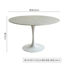 knoll식탁 놀 다이닝테이블 사리넨 튤립, 대리석 120cm