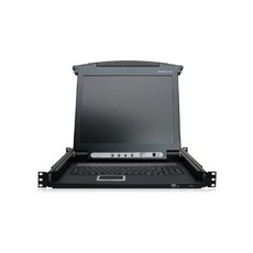 IOGEAR RBA1025 1-Port Integrated KVM Console with 17 Inch TFT LCD Active Matrix Monitor Keyboard a, One Color_1-port, 상세 설명 참조0, One Color_1-port