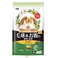 헤이랜드 이스타 헤어볼&장케어 토끼 사료 먹이, 5세 이상 시니어토끼용, 1개, 900g